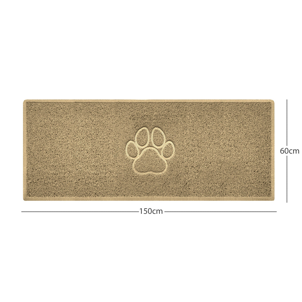 Paw Print Embossed Spaghetti Doormat