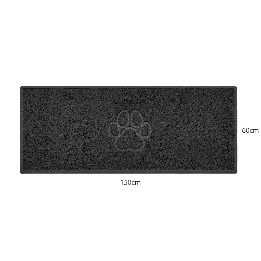 Paw Print Embossed Spaghetti Doormat
