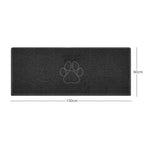 Paw Print Embossed Spaghetti Doormat
