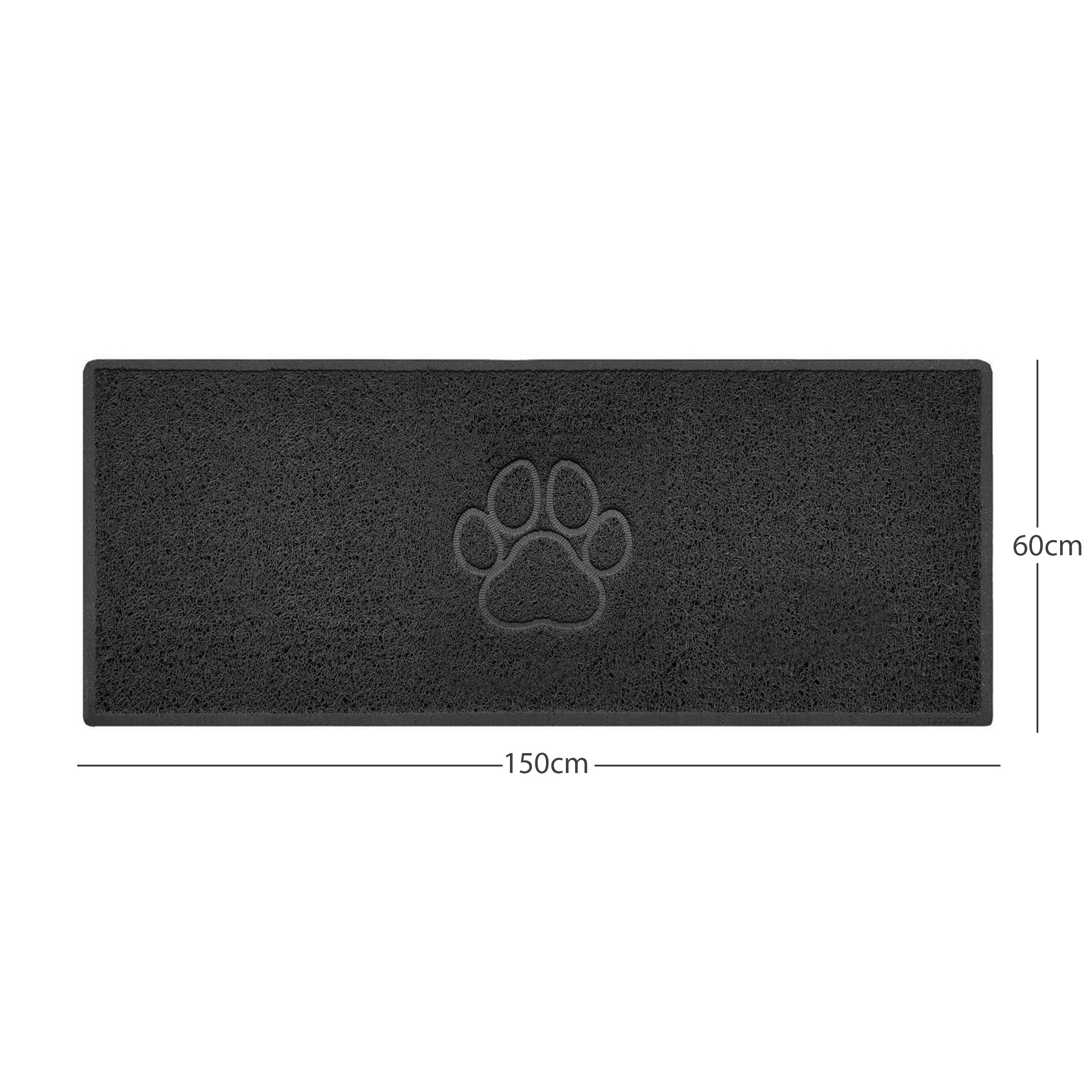 Paw Print Embossed Spaghetti Doormat