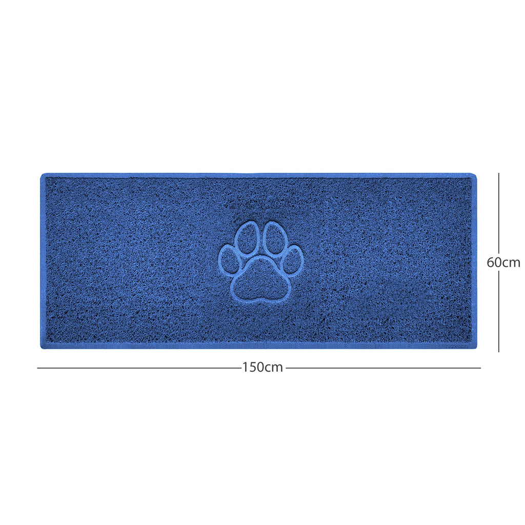 Paw Print Embossed Spaghetti Doormat