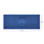 Paw Print Embossed Spaghetti Doormat
