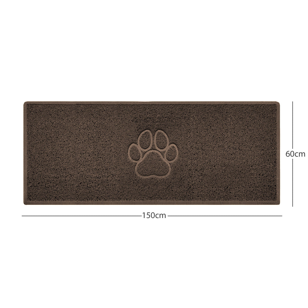 Paw Print Embossed Spaghetti Doormat