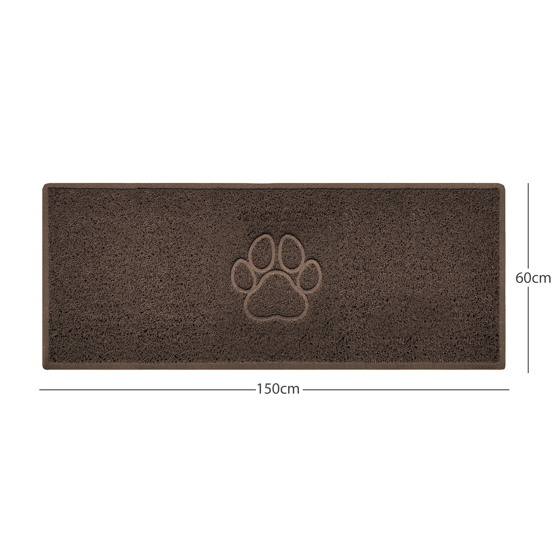 Paw Print Embossed Spaghetti Doormat