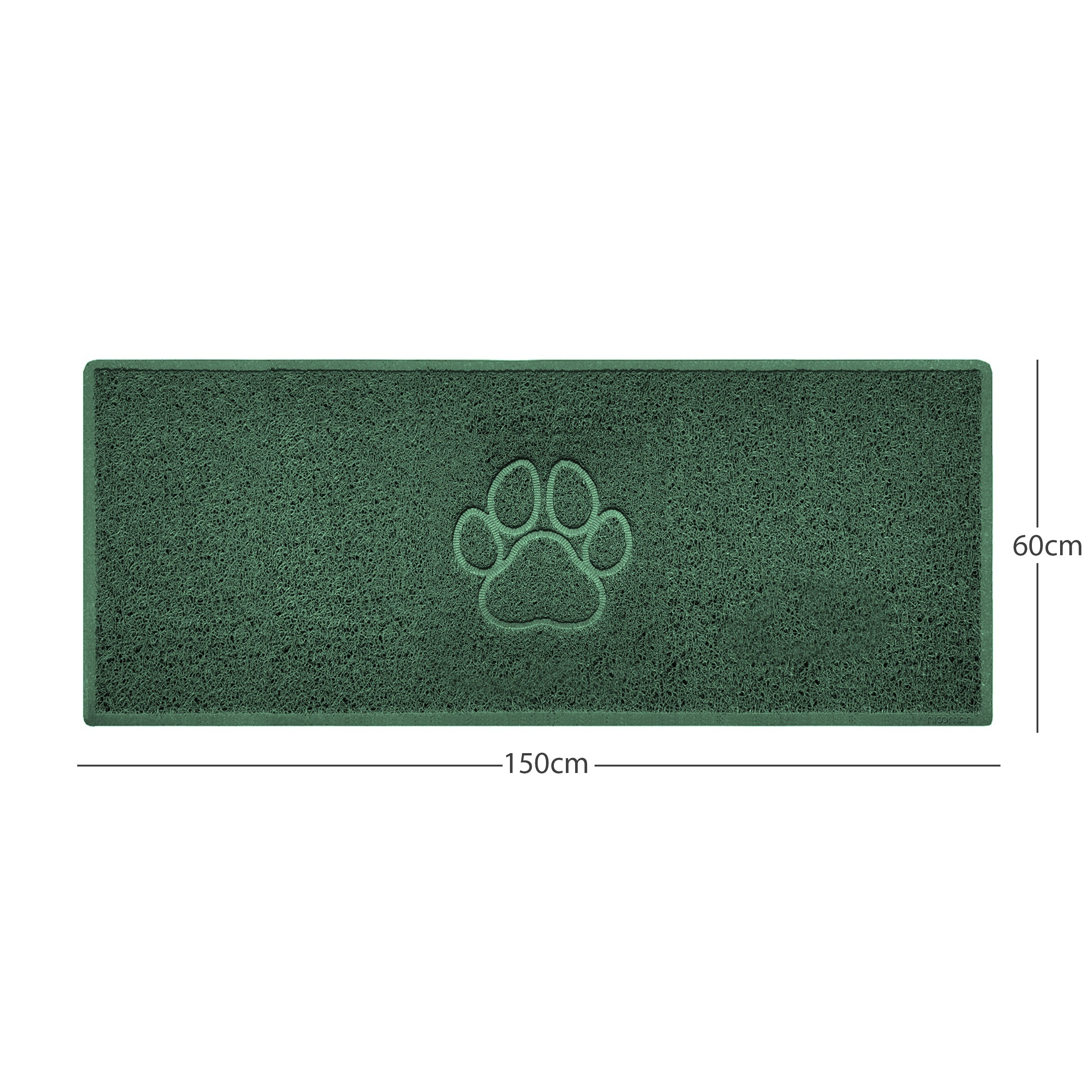 Paw Print Embossed Spaghetti Doormat