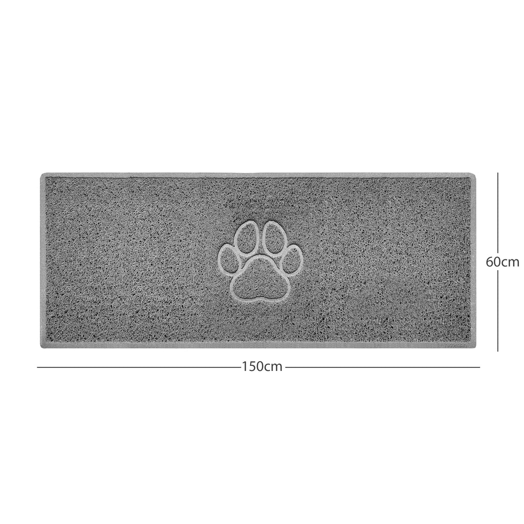 Paw Print Embossed Spaghetti Doormat