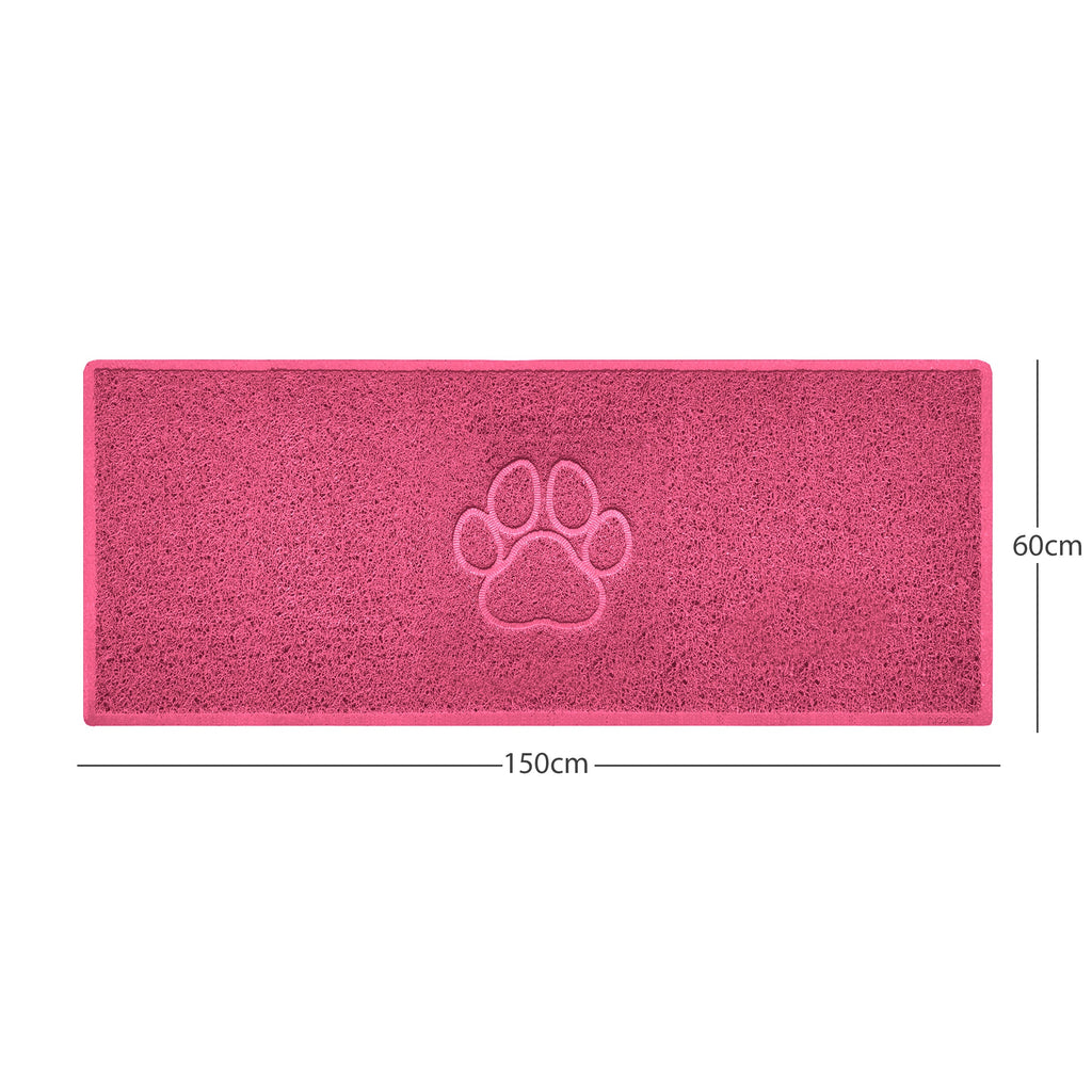 Paw Print Embossed Spaghetti Doormat