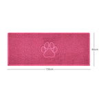 Paw Print Embossed Spaghetti Doormat
