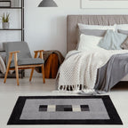 Ephesus Grey Black Rug
