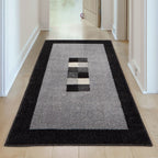 Ephesus Grey Black Rug
