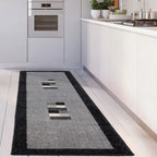 Ephesus Grey Black Rug