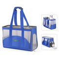 FUNADD Portable Breathable Pet Bag Outdoor Shoulder Tote Bag, Breathable Pet Bag Breathable Pet Bag Blue