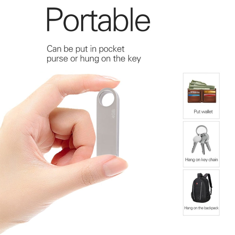 4GB Metal USB 2.0 Flash Disk, 4GB – Durable Build, Easy to Use