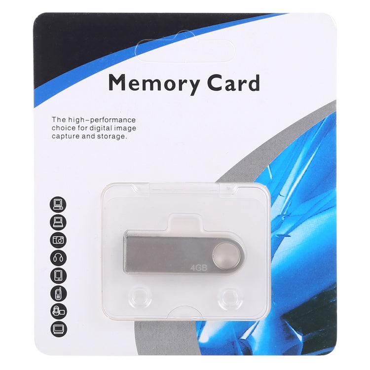 4GB Metal USB 2.0 Flash Disk, 4GB – Durable Build, Easy to Use