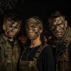 Novelty 3 Colour Camouflage Face Paint Set for Airsoft, Military, Festivals & Halloween
