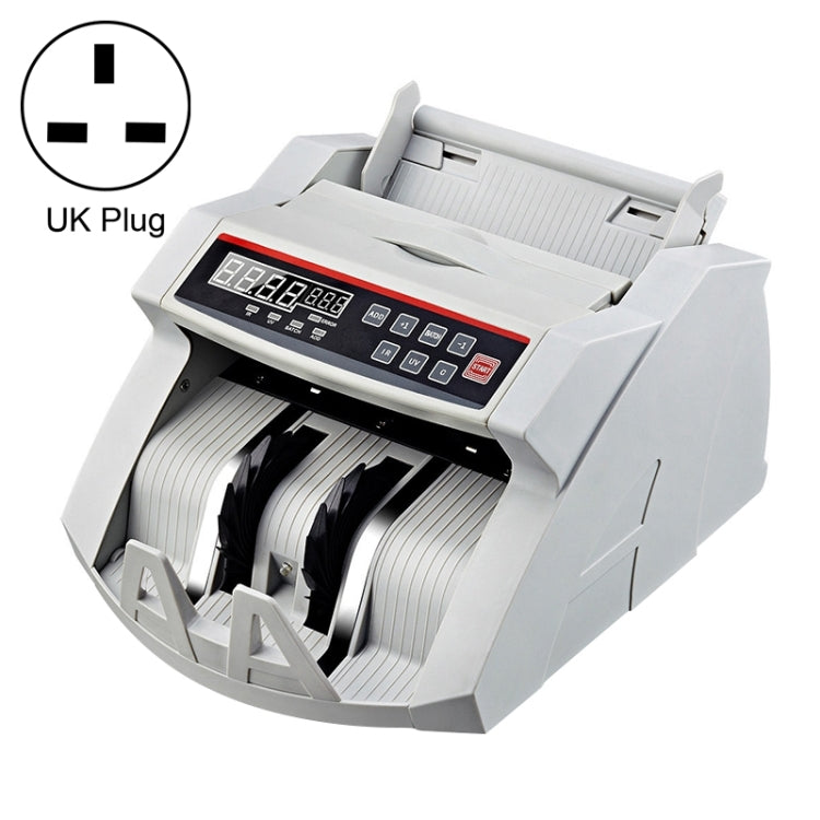 2108UV/IR 220V Multi-Currency Currency Counter, Specification: UK Plug, 220V UK Plug – Durable Build, Easy to Use 220V UK Plug
