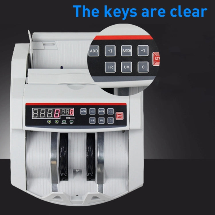 2108UV/IR 220V Multi-Currency Currency Counter, Specification: UK Plug, 220V UK Plug – Durable Build, Easy to Use