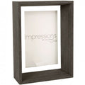 Black Box Photo Frame with insert for a 7x5 or 10x8 Inch Photo