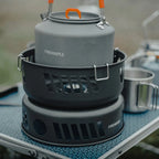 Firemaple Cooking Kit with Pots and Pans With Gas Burner