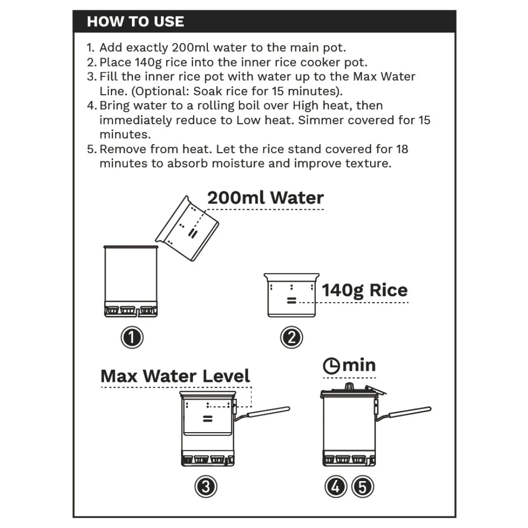 Firemaple Petrel G3 300ml Rice Cooker Insert