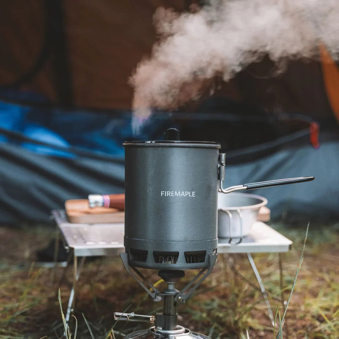 FireMaple Petrel G3 Cooking set (Ultralight) with Greenpeak stove