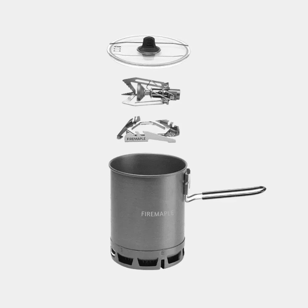 Firemaple Petrel G3 Ultralight Cooking system with Stove with  Hornet ii stove