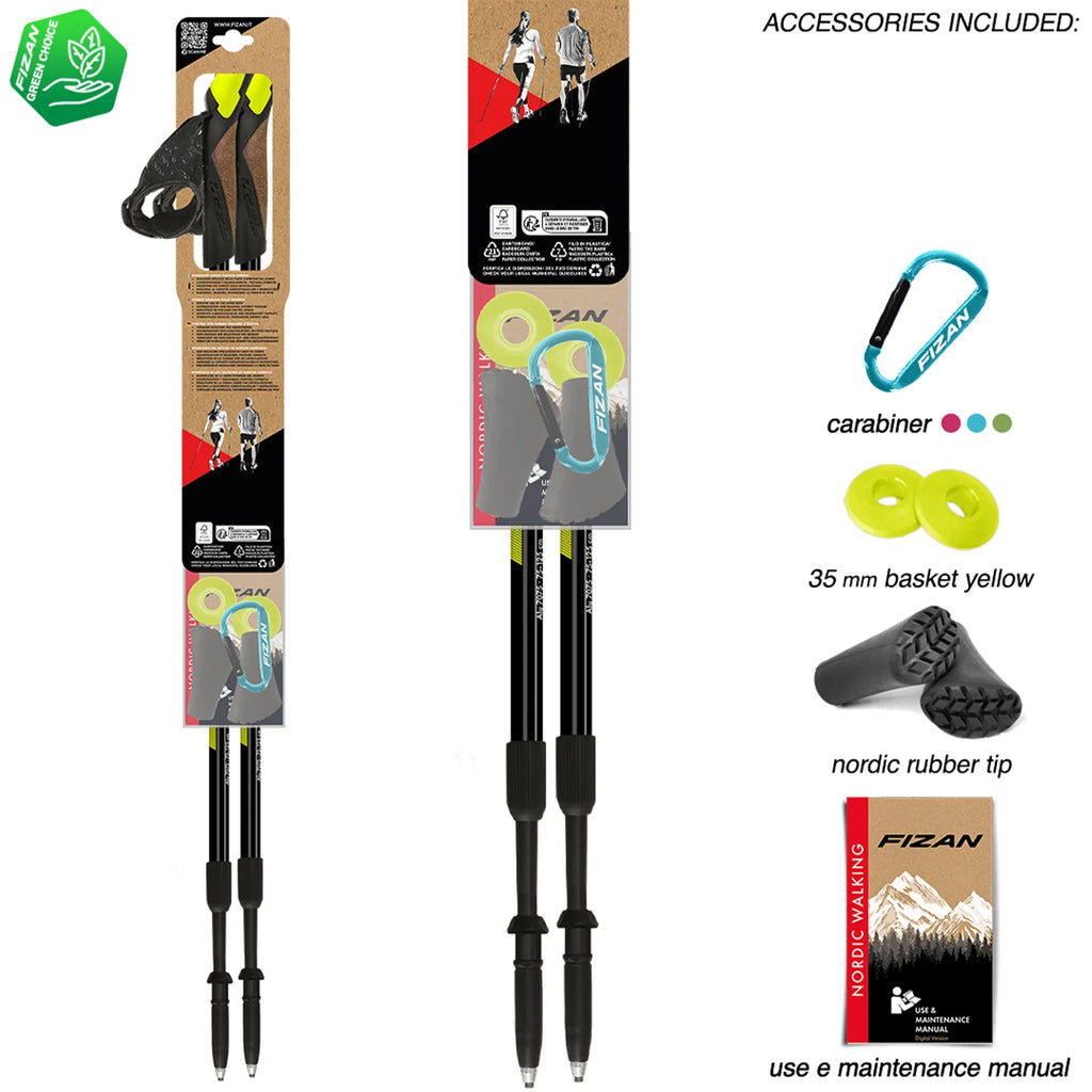 Fizan Speed Walking Poles (Various Colours)
