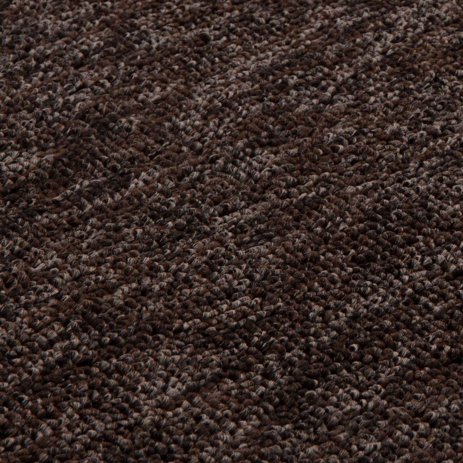 Brown Low Pile Solid Rug