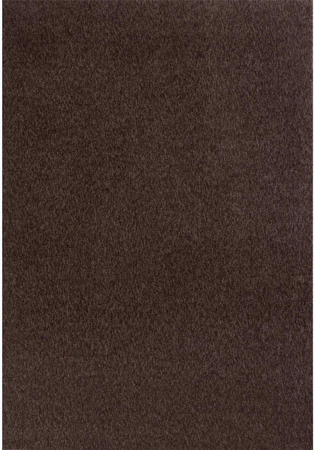 Brown Low Pile Solid Rug