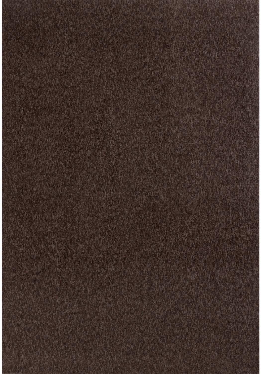 Brown Low Pile Solid Rug