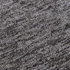 Grey Low Pile Solid Rug