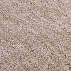 Beige Low Pile Solid Rug
