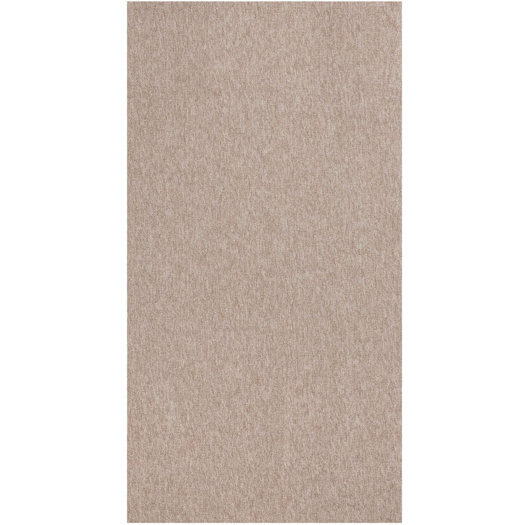 Beige Low Pile Solid Rug 80X150 cm