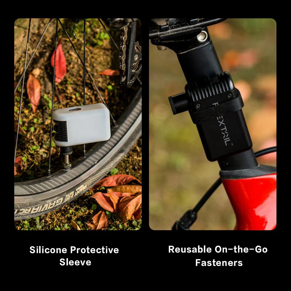 Flextail TINY BIKE PUMP - Ultra-Mini 100PSI Rechargeable Bicycle Pump