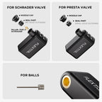 Flextail TINY BIKE PUMP - Ultra-Mini 100PSI Rechargeable Bicycle Pump