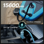 Flextail EVO SUP PUMP 200 With Battery - Fast SUP Inflation