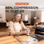 Flextail NANO Vacuum  Bag Set  20 Pack - 85% COMPRESSION IN JUST 8S