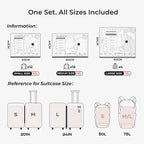 Flextail NANO Vacuum  Bag Set  20 Pack - 85% COMPRESSION IN JUST 8S