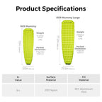 Flextail Gear Tiny Sleeping Pad R09 AVS Mummy Large with pump