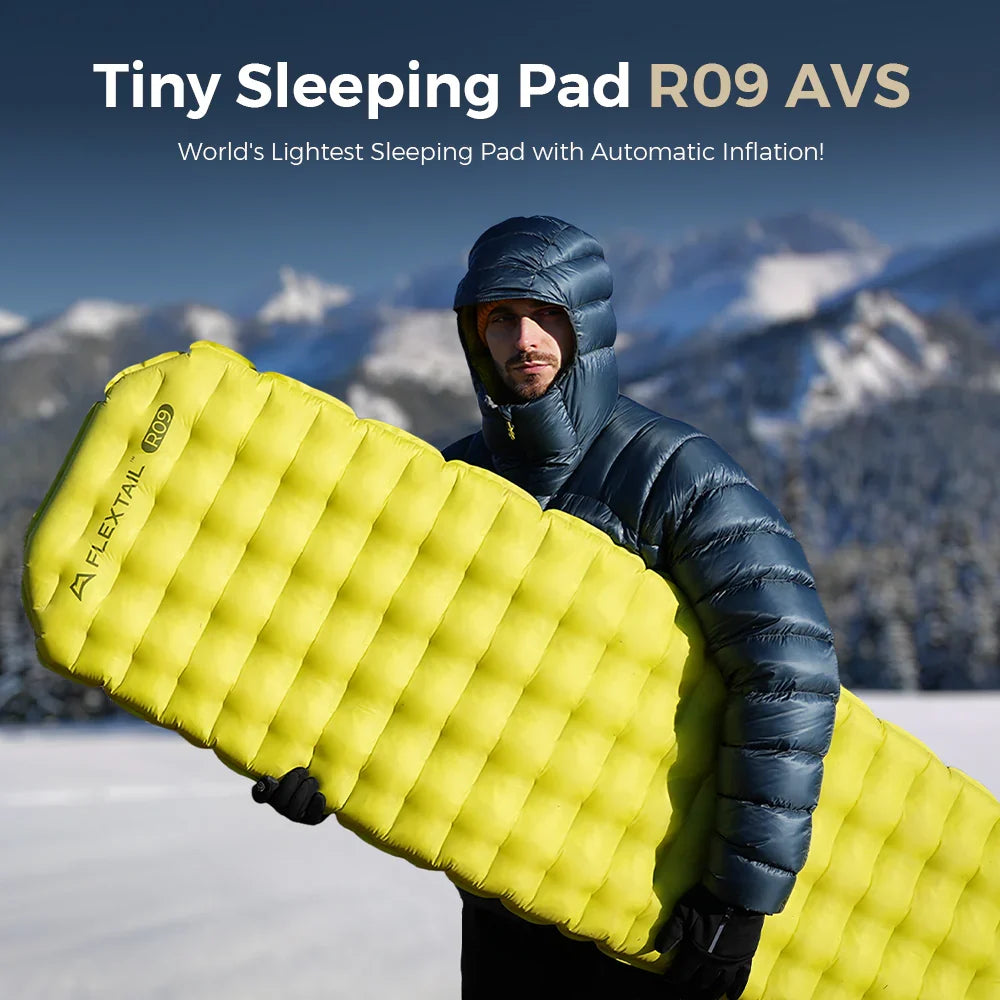 Flextail Gear Tiny Sleeping Pad R09 AVS Mummy Large with pump