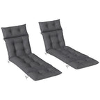 Sun Lounger Cushion Only, Garden Lounge Chair Cushion