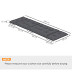 Sun Lounger Cushion Only, Garden Lounge Chair Cushion