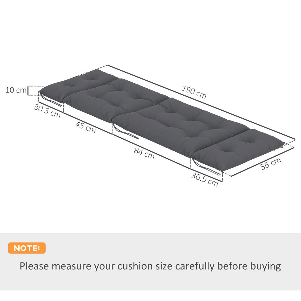 Sun Lounger Cushion Only, Garden Lounge Chair Cushion