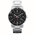 Burberry BU9380 The City Men's Silver & Black Dial Watch