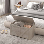 Storage Trunk for Living Room, with Safety Hinges, 80cm