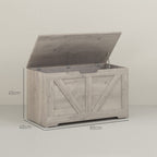 Storage Trunk for Living Room, with Safety Hinges, 80cm