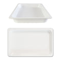 Full Size 1/1" Deep White Anti-Jam Melamine Food Pan 100mm Deep