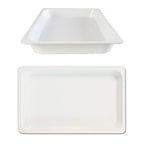 Full Size 1/1" Deep White Anti-Jam Melamine Food Pan 100mm Deep