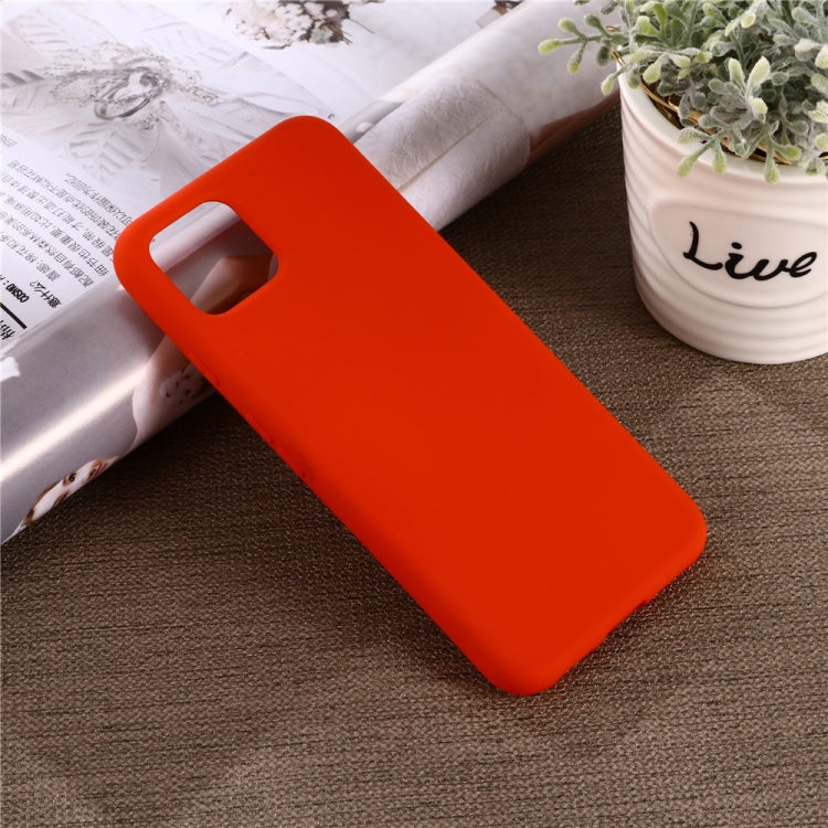 Solid Color Liquid Silicone Shockproof Full Coverage Case for Google Pixel 4XL – Shockproof, For Google Pixel 4XL For Google Pixel 4XL Red