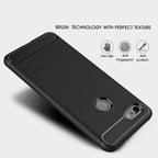 Brushed Texture Carbon Fiber Shockproof TPU Case for Google Pixel 3 XL – Shockproof, TPU, For Google Pixel 3 XL